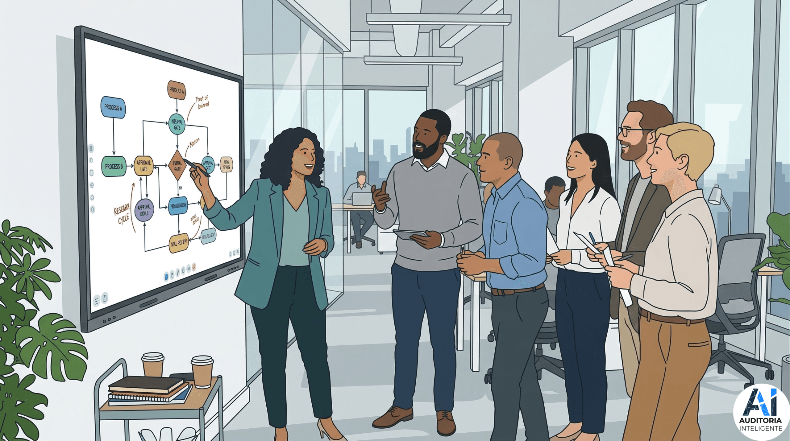 Sinergia organizacional usando COSO y las Tres Líneas