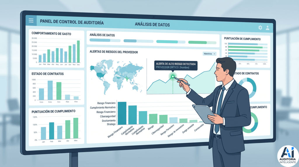 Análisis de datos e IA en gestión de riesgos de terceros